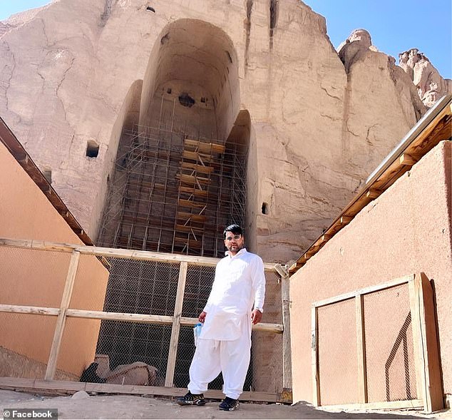 Later in August 2023, Rahimi shared another photo of himself posing at a location in the Middle East.