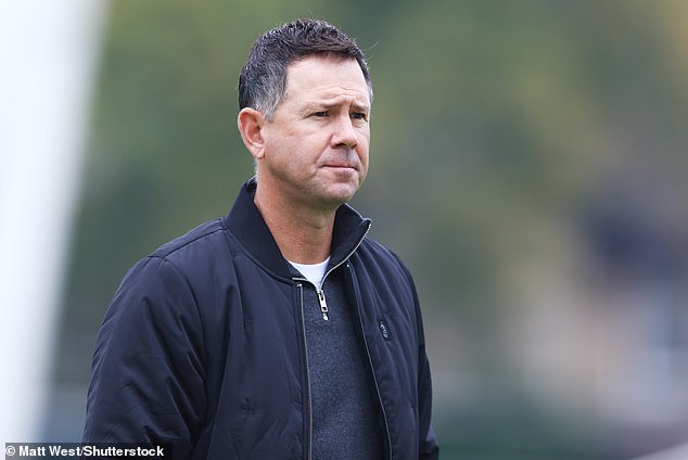 Australian cricket legend Ricky Ponting (pictured in England during the series) criticized the home team for the obvious time-wasting tactic.