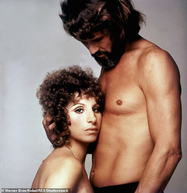 Kristofferson played the role of troubled rocker John Norman Howard in the 1976 remake of A Star Is Born opposite Streisand.