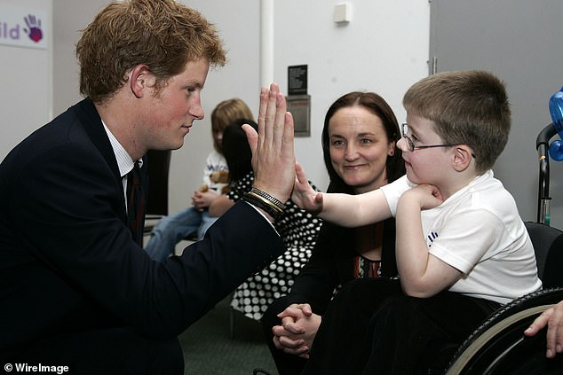 The Duke of Sussex appears here with Christopher Anderson, who nominated Caroline Anderson for Best Nurse, during the WellChild Childrens' Health Awards ceremony at Lord's Cricket Ground in north-west London in October 2007.