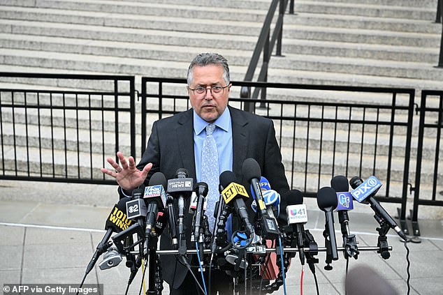 Combs' attorney, Marc Agnifilo, spoke to reporters after a bail hearing on September 18 in New York.