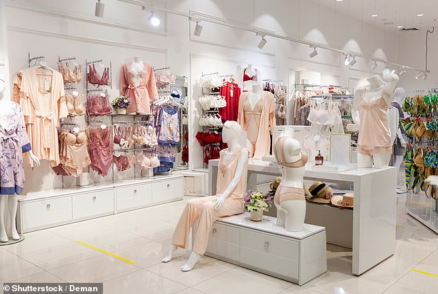 The manager said the delivery driver had been acting inappropriately with the lingerie store staff (file image)