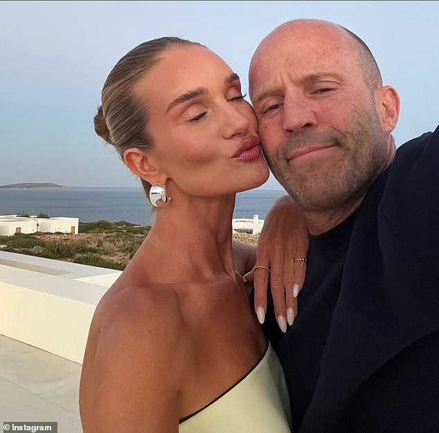 While Rosie's professional life is proving to be a huge success, so is her personal life thanks to her long-term relationship with movie star Jason Statham, 57, who she describes as the most 