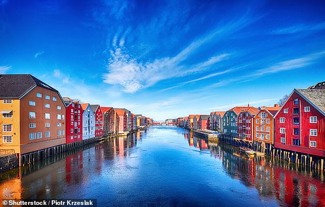 For a pleasant journey any time of year, take the SJ Norge night train between Trondheim, Norway (pictured) and Bodo.