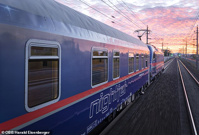 All aboard: the Nightjet train will take you overnight to Vienna, Paris, Brussels, Amsterdam and Berlin.