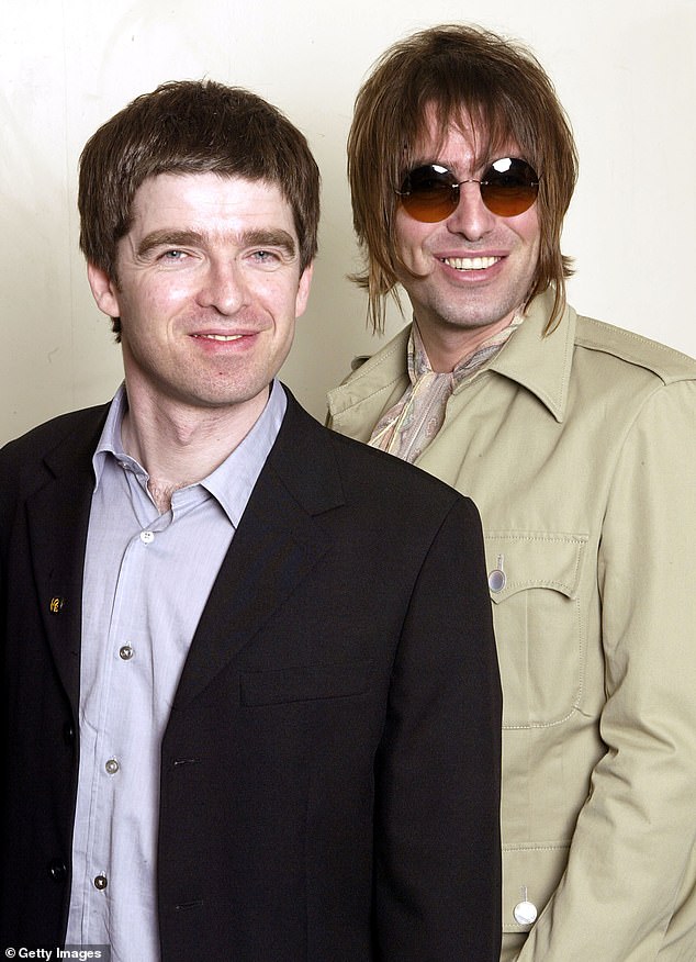 Last month, the band announced they would be reuniting for the first time since 2009 after Noel and Liam Gallagher finally put aside their differences (pictured in 2003).