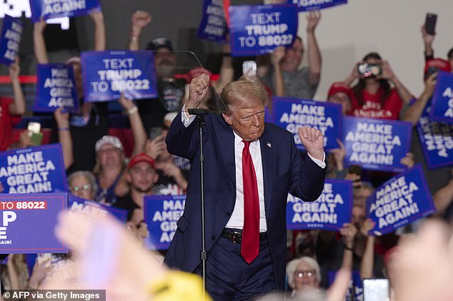 Shortly after it was filmed, Trump delivered some scathing comments, prompting him to intensify his attacks on Kamala Harris, while predicting a bleak future for the country if she is elected.