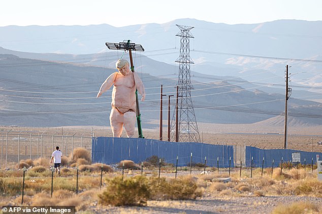 1727714774 777 The giant naked statue of Donald Trump erected on the