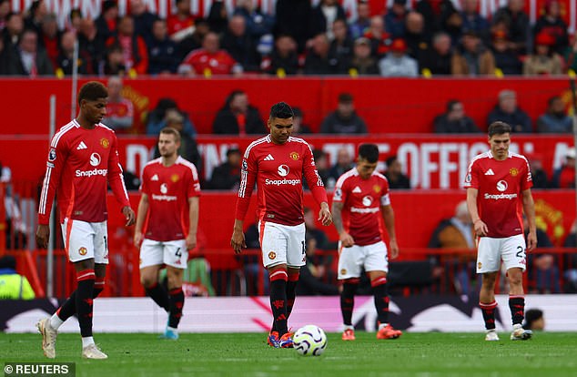 United looked abject as they suffered a 3-0 defeat at home to Tottenham on Sunday.