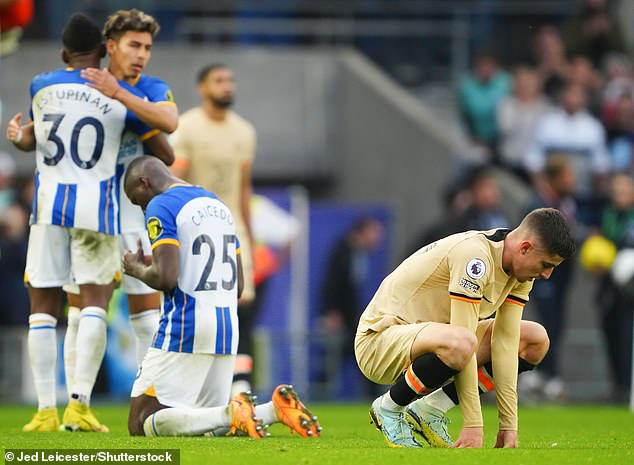 Potter suffered an early setback in his first month at Stamford Bridge, falling to a humiliating 4-1 defeat against his former team.