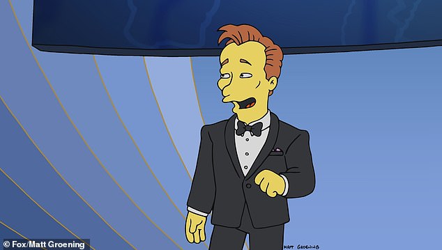 The season 36 episode, titled Bart's Birthday, was framed as a 'Fox special presentation', in which former writer Conan O'Brien hosted an Oscar-like gala for the film's farewell. comedy.