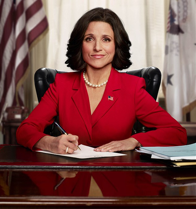 In the show, the actress, 63, plays self-absorbed and ambitious politician Selina Meyer, the vice president, who later becomes president of the United States.