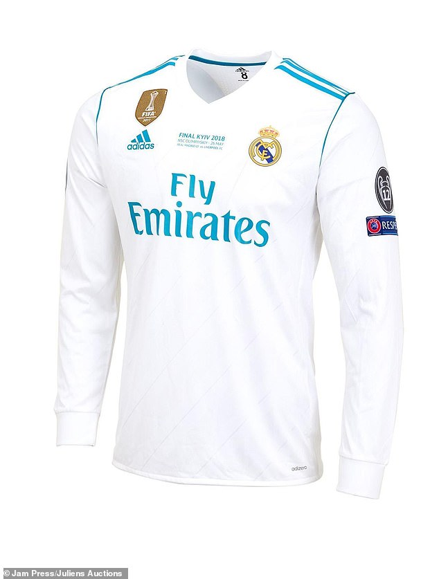 Cristiano Ronaldo's shirt from the 2018 UEFA Champions League final was also sold