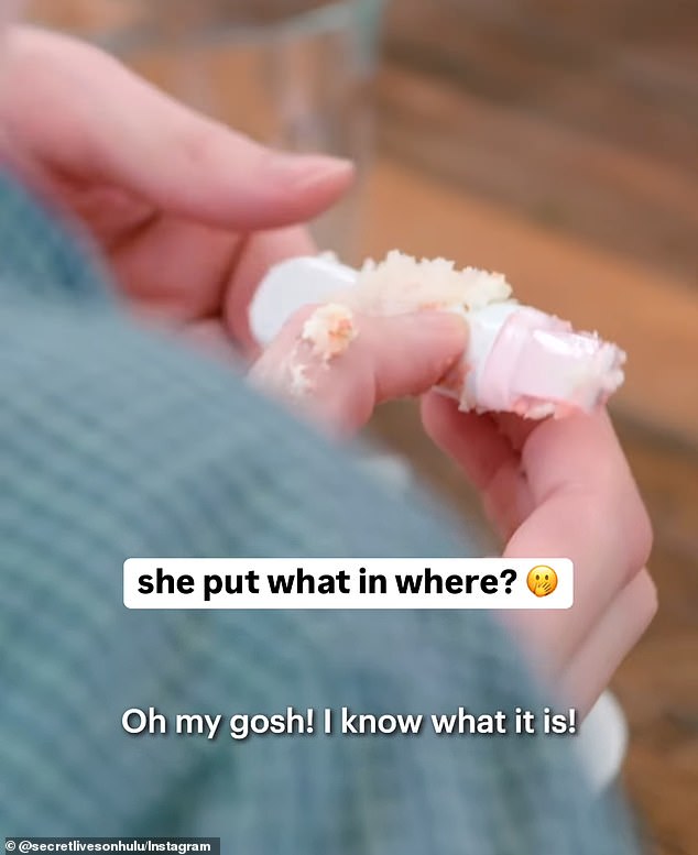 On an episode of the show, Whitney decided to reveal the news of her third pregnancy to her family by serving them a cake containing her used pregnancy test.