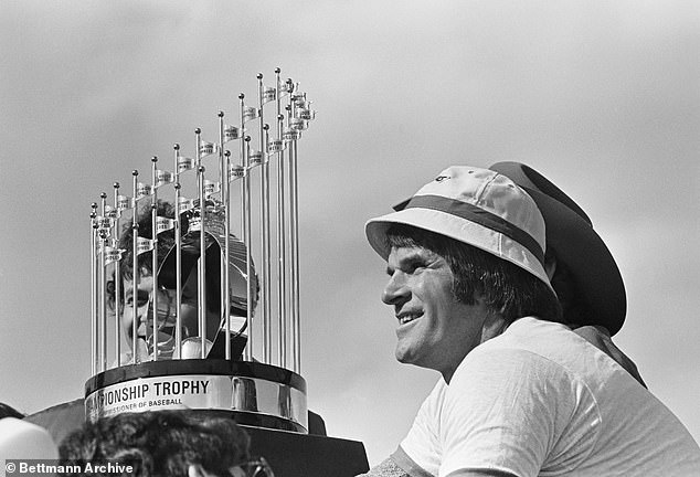 The MLB hit king earned 17 All-Star Game nominations and won three World Series. Photographed in 1980