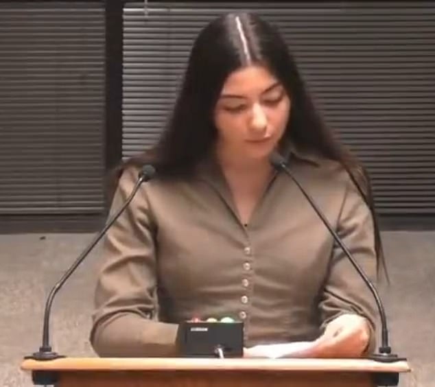 Lorena Benson, 15, a sophomore at Athens Drive High School in Raleigh, gave a speech to the Wake County school board this week that quickly went viral.