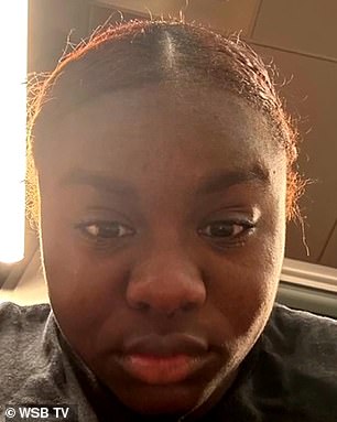 Andrea Alexander, 17, was working the night shift at a Burger King drive-thru in Georgia on Tuesday when a man walked up to the window and threw bleach in her face.