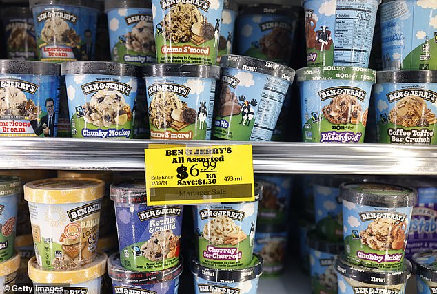 Roberts noted that there are 3,500 calories in a pound of fat, which pales in comparison to the 1,100 calories in a pint of Ben & Jerry's Half Baked ice cream.