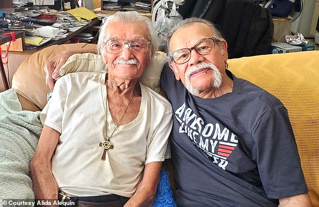 Luis Albino, 79, right, who was kidnapped in Oakland in 1951, was reunited with his brother, Roger, 82, in June before his death in August.