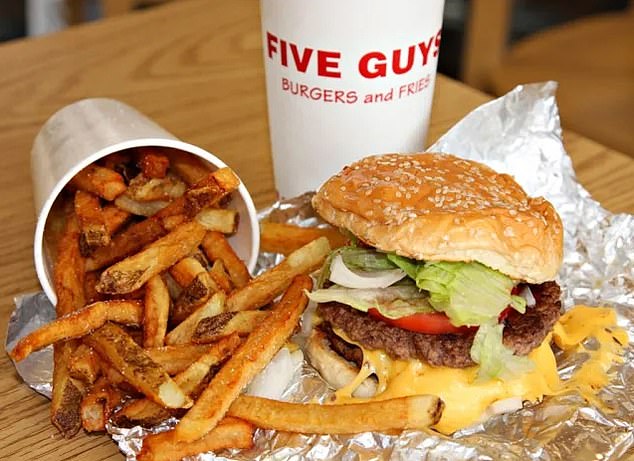 Five Guys had the unhealthiest burger in America, PlushCare researchers found