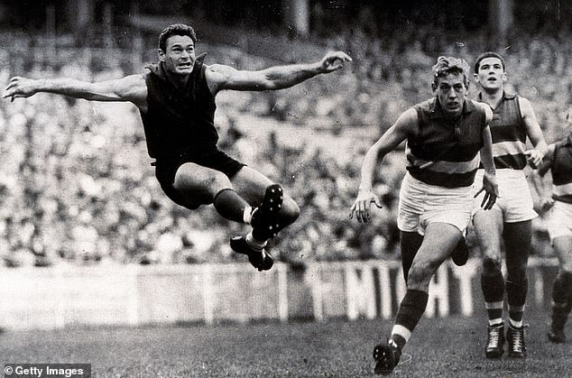 Ron Barassi (pictured) was a leading figure in Australian football and was the first player to be inducted into the Hall of Fame as a legend.