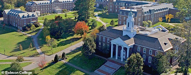 Babson College, a well-known business school in Massachusetts, has moved up the rankings to second place