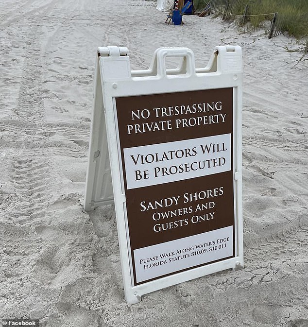 The issue has escalated further after officials created a legal settlement agreement, making more than 1,000 oceanfront properties in Walton County private earlier this year, sparking protests and legal action.