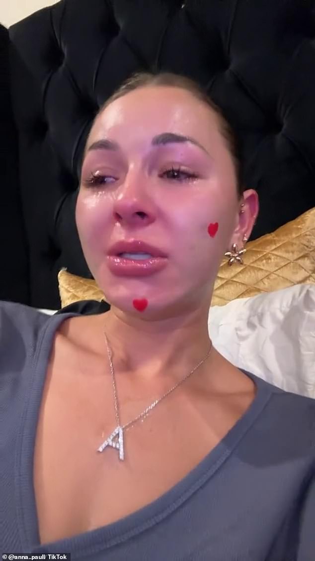 The 25-year-old TikTok and OnlyFans megastar shared the heartbreaking personal news with her millions of social media followers on Wednesday.