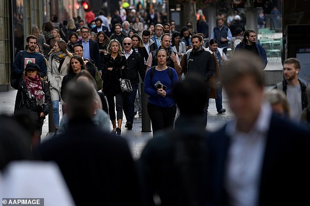 The federal government is in serious trouble in the eastern states, where most of the seats are held, with Labor down to 24 per cent in Queensland, 28 in Victoria and 32 in New South Wales (pictured, Sydney residents).