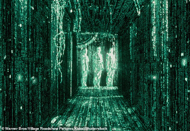 In the hit movie The Matrix, the protagonist Neo, played by Keanu Reeves, discovers that we live in a simulated reality. At the end of the movie, Neo is able to see the simulated world for what it is: computer code (pictured)