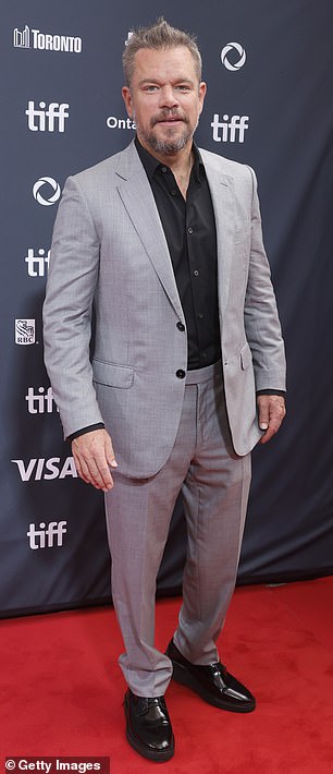 While Matt was all smiles at the event, Affleck, 52, who co-produced the film with him, skipped the premiere, amid his ongoing divorce from the singer.