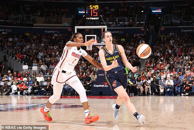 20,711 fans, the largest crowd in WNBA history, gathered to watch the Mystics play Clark.