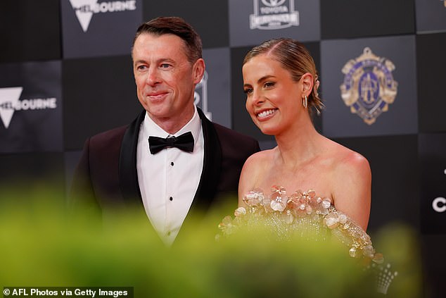 The 51-year-old AFL coach attended the prestigious 2024 Brownlow Medal Awards at Melbourne's Crown Palladium on Monday night, accompanied by his wife Gabrielle.