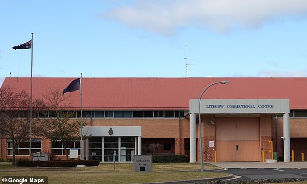 New South Wales Police said in a statement that the maximum security facility (pictured) was locked down after the incident and officers prepared a crime scene.