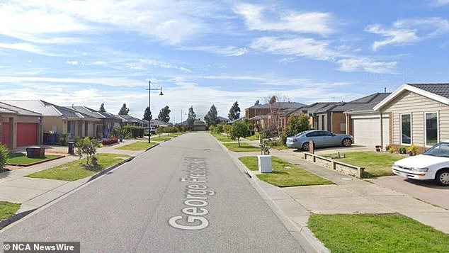 The officer was allegedly stabbed outside a house on George Frederick Road in Cranbourne West