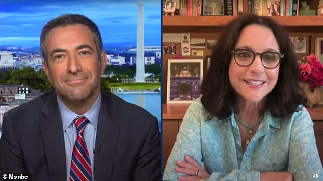 The award-winning actress told MSNBC's Ari Melber that her Veep character is more like 