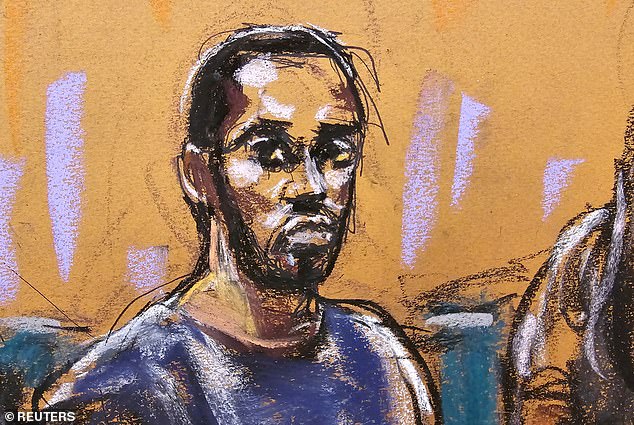 “He is being treated like any other detainee awaiting trial. As with all public figures in his position, he was placed on suicide watch upon entering the facility as a precaution; seen in a court sketch from September 18