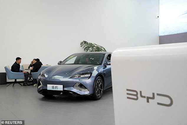 More than 80 per cent of electric vehicles sold in Australia are made in China, including popular Chinese brands BYD, MG and Geely.