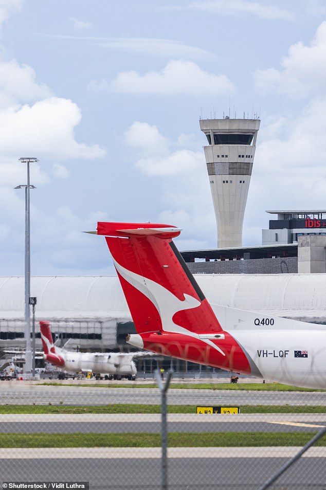 Qantas said an engineering issue was responsible for the cancellation and new flights were being arranged for passengers (file image)