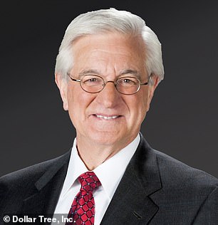 Dollar Tree CEO Rick Dreiling (pictured) said the higher prices were a hit with shoppers