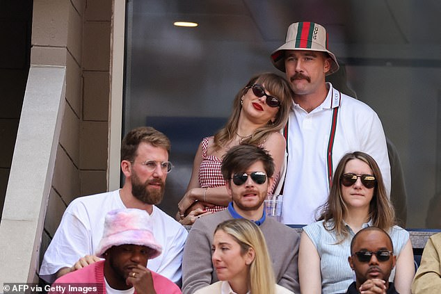 Eddie and his wife Hannah weren't the only loved-up couple at tennis, as Taylor Swift and Travis Kelce defied false romance rumors at the tournament.