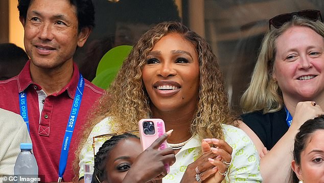 Serena Williams attends day seven of the 2024 US Open tennis tournament in New York. The tennis star has previously shared that she suffers from migraines and takes prescription medication to treat them.