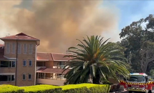 More than 100 residents in nearby Maybrook Retirement Village were unable to evacuate when they received warning of the fire and instead stayed put.