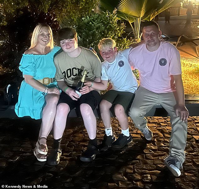 Hector was on holiday in Cape Verde with his mother Natalie Harvey, 47, along with her partner Ben Limbrick, 40, and his brother Hugo, 15.