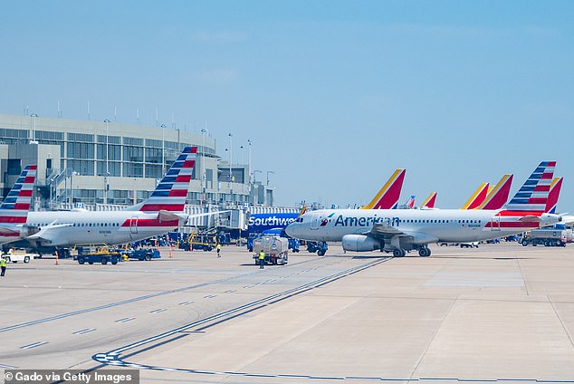 American Airlines has confirmed it will eliminate four routes to Austin-Bergstrom International Airport (pictured) from Boston, Nashville, Raleigh-Durham and Orange County, California.