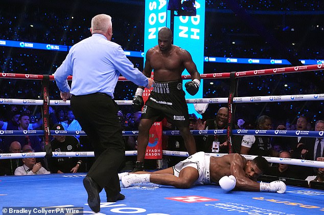 Joshua was brutally knocked out in five rounds in front of a packed Wembley Stadium.