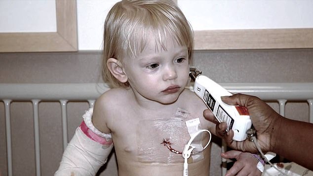 Marit faced a year of high doses of immunotherapy drugs and the little girl had to have a port implanted in her chest to receive the medication.