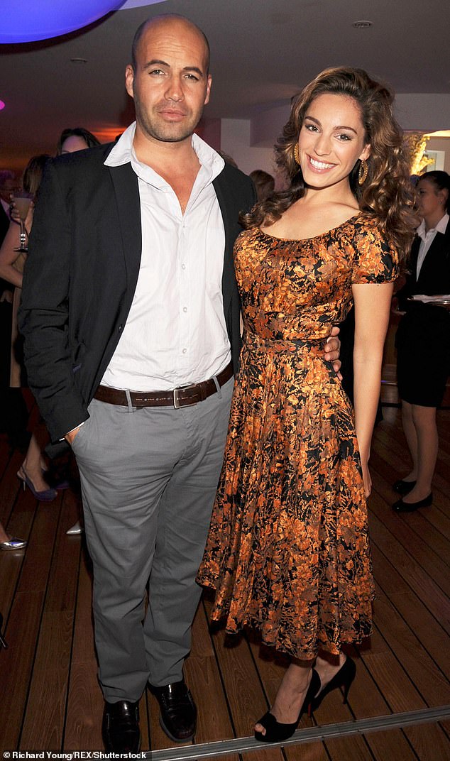 The model dated Titanic actor Billy Zane after meeting on the set of Survival Island in 2005, and the pair were engaged for three years before splitting (pictured in 2008).