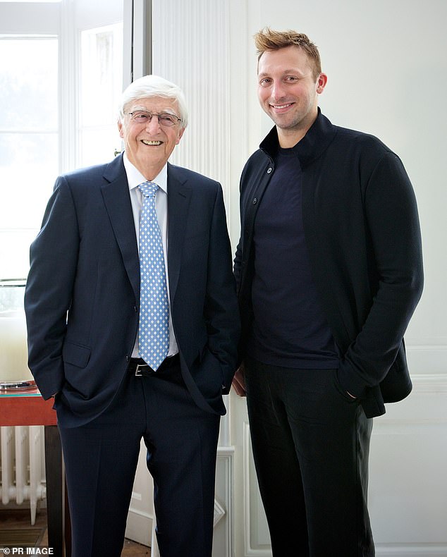 Ian Thorpe came out as gay in an interview with the late Sir Michael Parkinson in 2014 (pictured together)