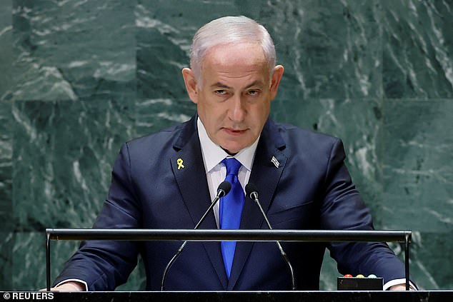 It comes as Israeli Prime Minister Benjamin Netanyahu issued a stark warning to Iran in his speech to the UN today, saying Israel can attack anywhere inside the country if provoked.